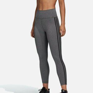 adidas 2.0 AEROREADY 3-stripes 7/8 Workout Training Yoga Pants Leggings